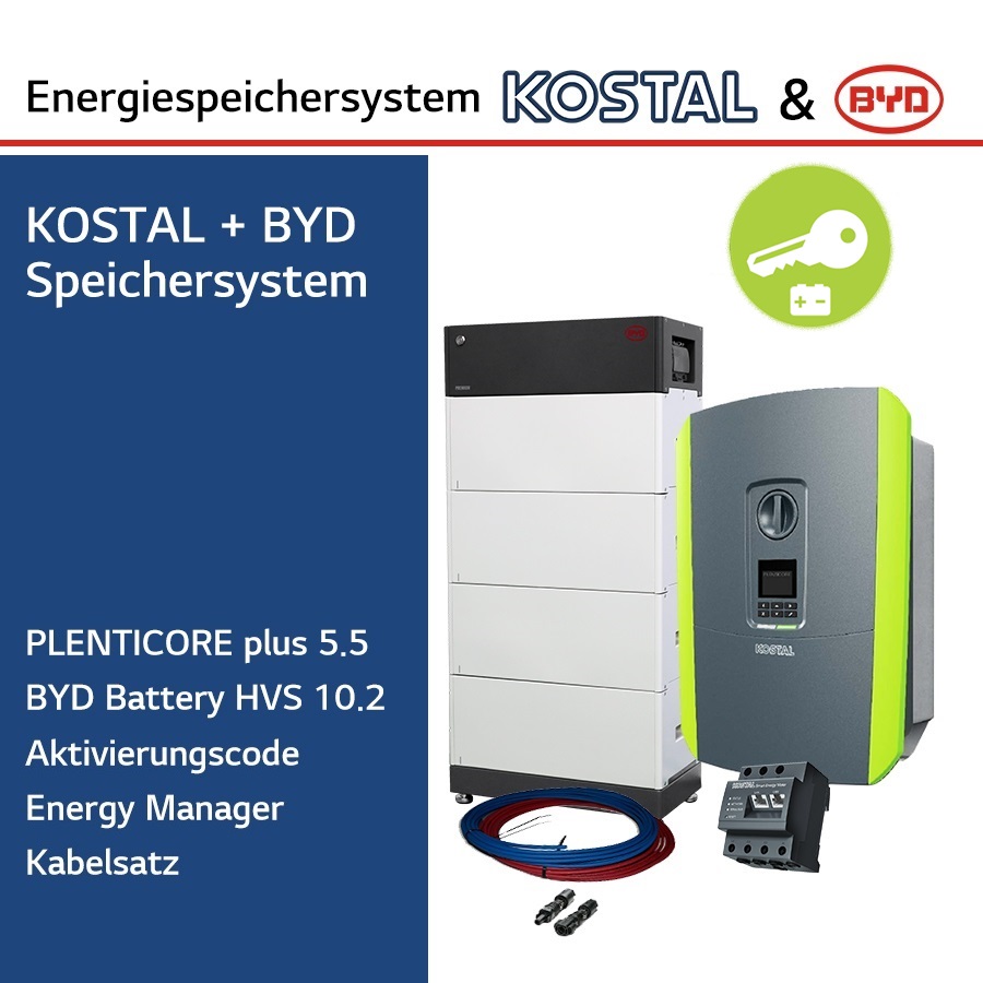 KOSTAL/BYD 3-Ph.Energiespeichersystem PLC5.5/H10.2
