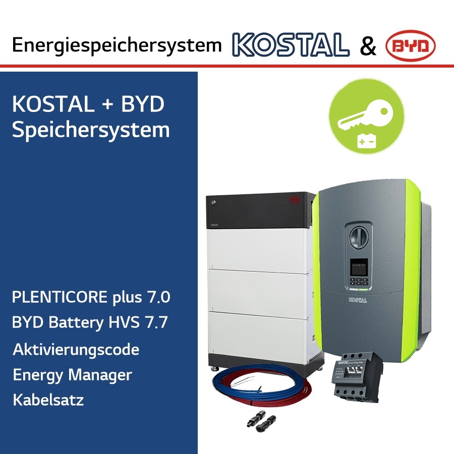 KOSTAL/BYD 3-Ph.Energiespeichersystem PLC7.0/H7.7