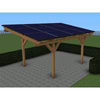 Sol 50 Solar Carport 1x Pitch 3 6 Kwp Jam6 300 Black Sen Shop